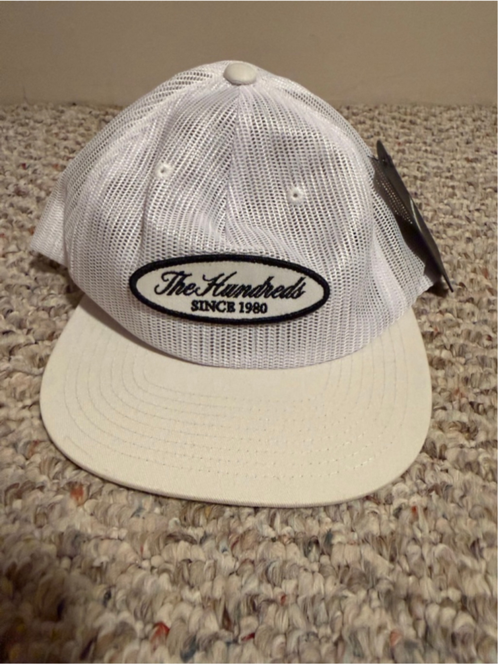NWT The Hundreds Mesh Trucker Fit Hat White Patch